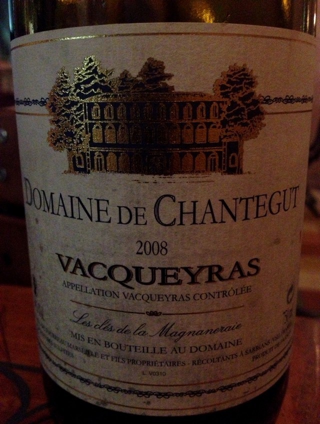 Domaine_Chantegut_2008_Vacqueyras